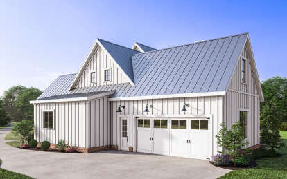 Modern Farmhouse House Plan #009-00367 Elevation Photo