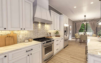 Modern Farmhouse House Plan #009-00367 Additional Photo