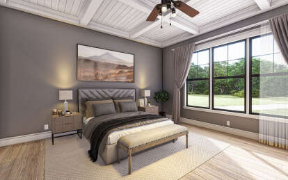 Modern Farmhouse House Plan #009-00367 Additional Photo