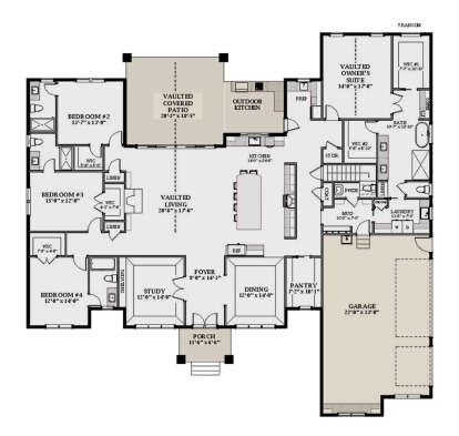 House Plan House Plan #29554 Drawing 1