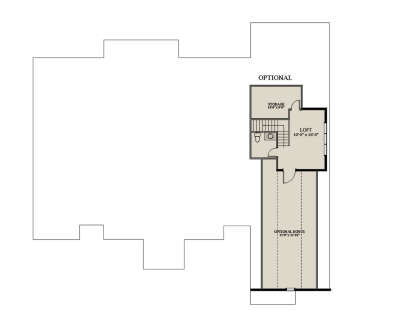 Optional Second Floor for House Plan #6849-00146