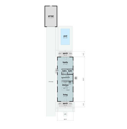 Main Floor  for House Plan #028-00198