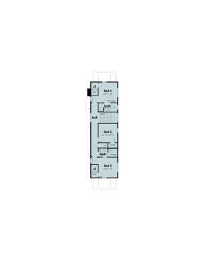 Second Floor for House Plan #028-00200