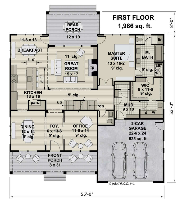 House Plan House Plan #29558 Drawing 1