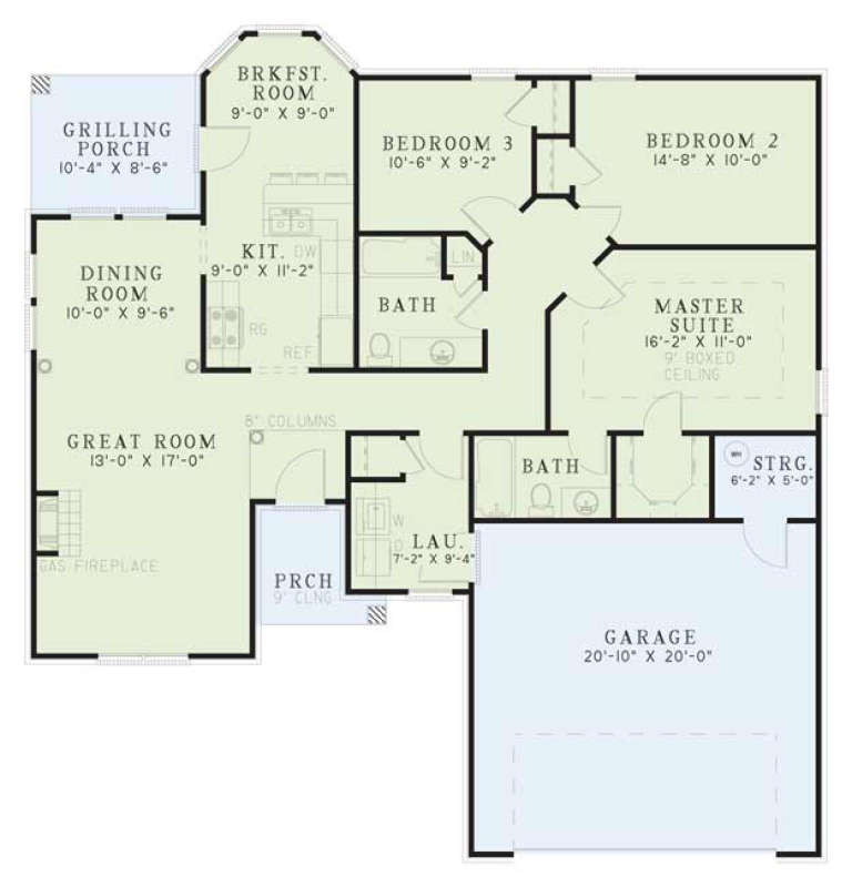 House Plan House Plan #2956 Drawing 1