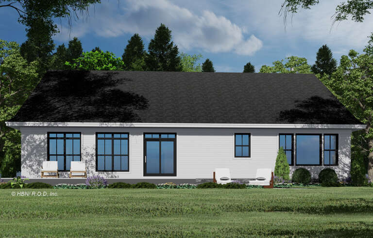 Modern Farmhouse House Plan #098-00400 Elevation Photo
