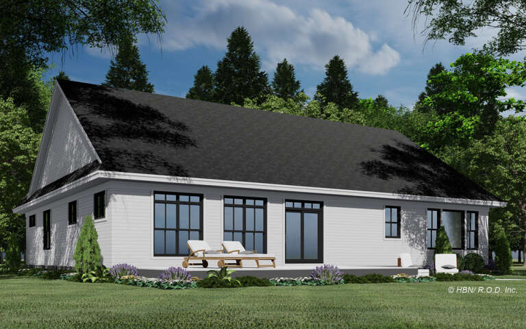 Modern Farmhouse House Plan #098-00400 Elevation Photo