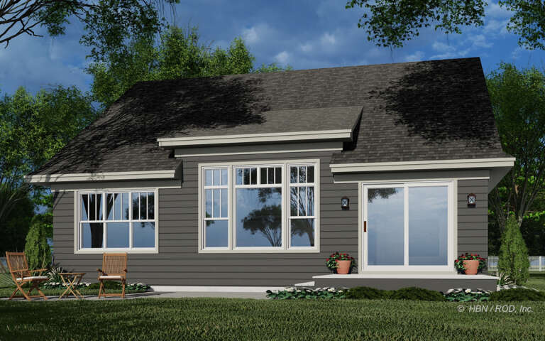 Craftsman House Plan #098-00402 Elevation Photo