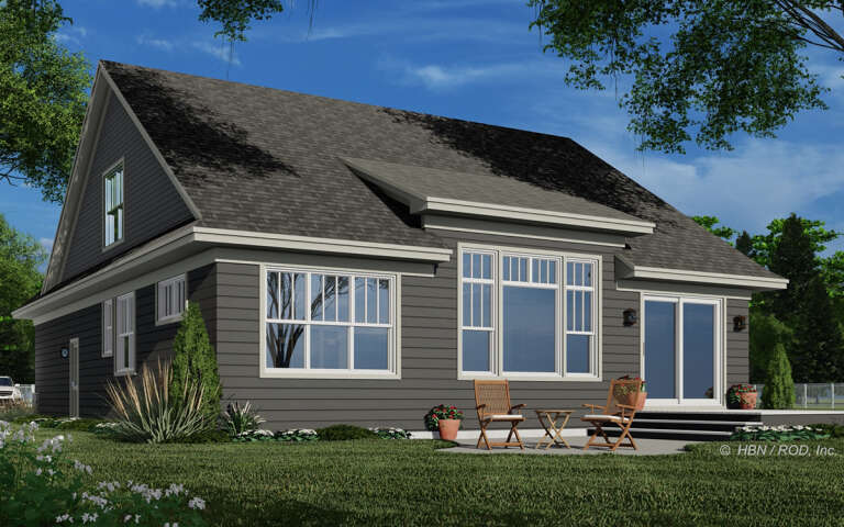Craftsman House Plan #098-00402 Elevation Photo