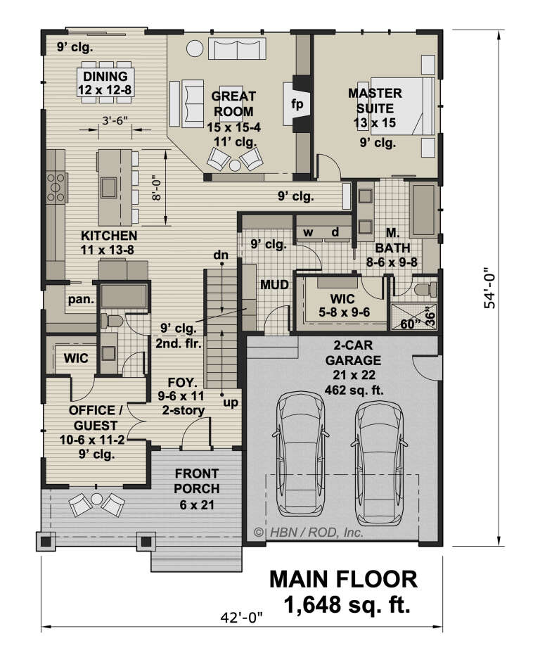 House Plan House Plan #29563 Drawing 1