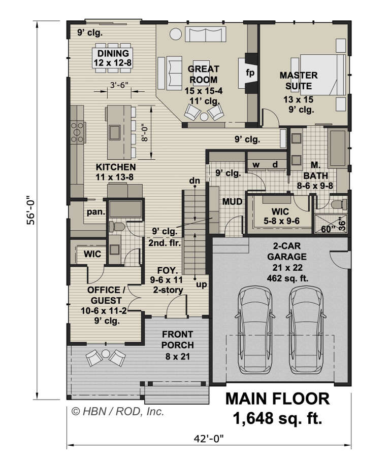 House Plan House Plan #29564 Drawing 1