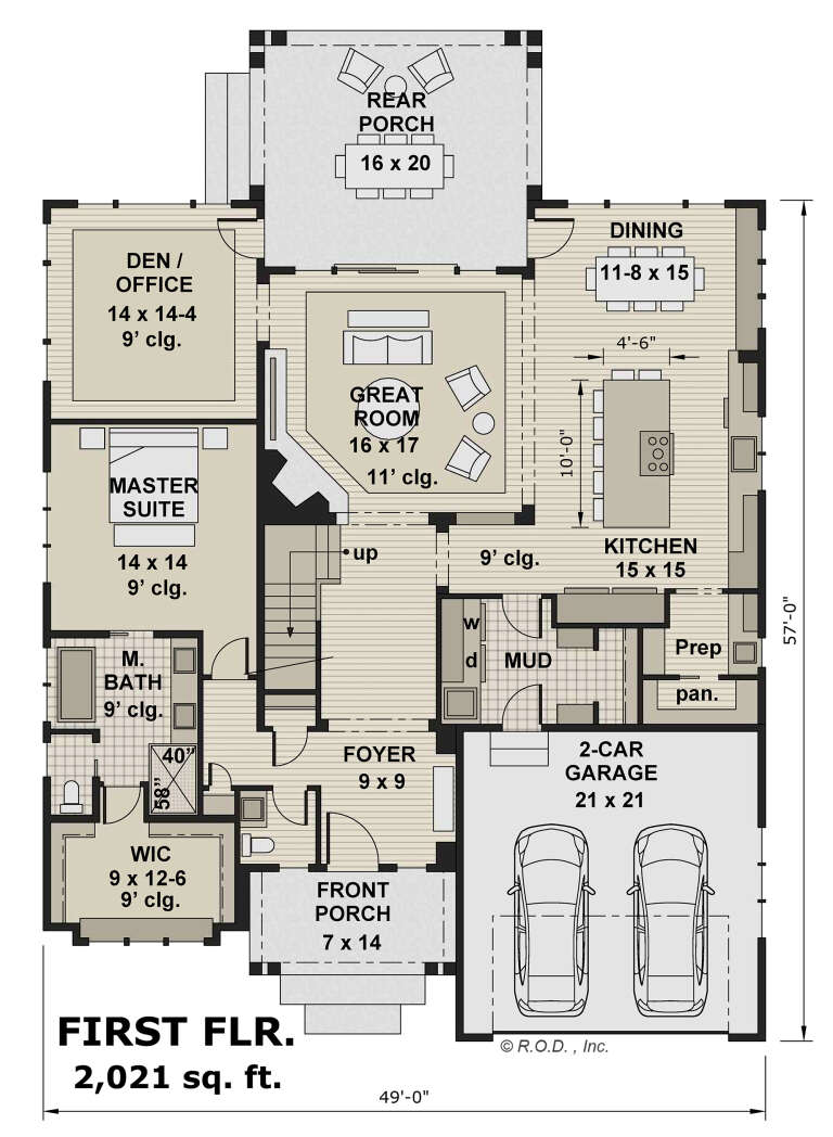 House Plan House Plan #29565 Drawing 1