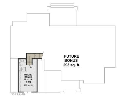 Second Floor for House Plan #098-00406