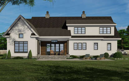 Craftsman House Plan #098-00407 Elevation Photo