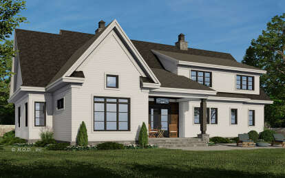Craftsman House Plan #098-00407 Elevation Photo