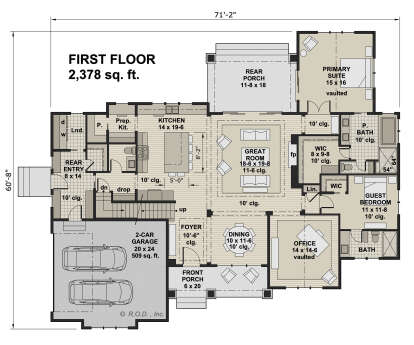 House Plan House Plan #29568 Drawing 1