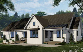 Modern Farmhouse House Plan #098-00410 Elevation Photo
