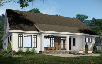 Craftsman House Plan #098-00413 Elevation Photo