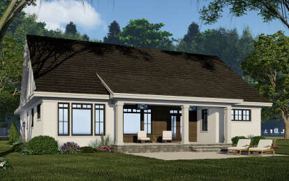 Craftsman House Plan #098-00414 Elevation Photo