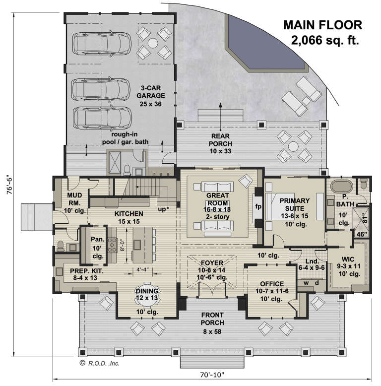 House Plan House Plan #29577 Drawing 1