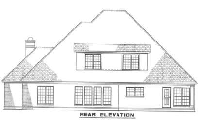 Traditional House Plan #110-00065 Elevation Photo