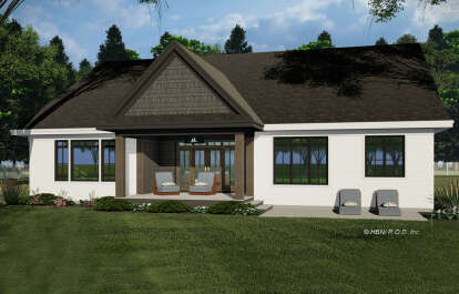 Modern Farmhouse House Plan #098-00420 Elevation Photo