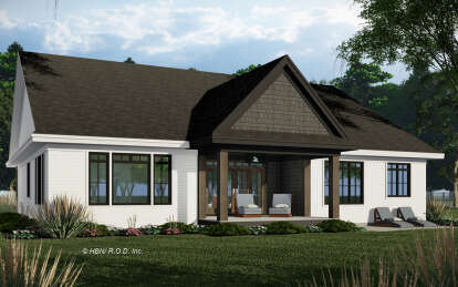 Modern Farmhouse House Plan #098-00420 Elevation Photo