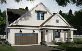 Modern Farmhouse House Plan #098-00421 Elevation Photo