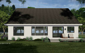 Modern Farmhouse House Plan #098-00421 Elevation Photo