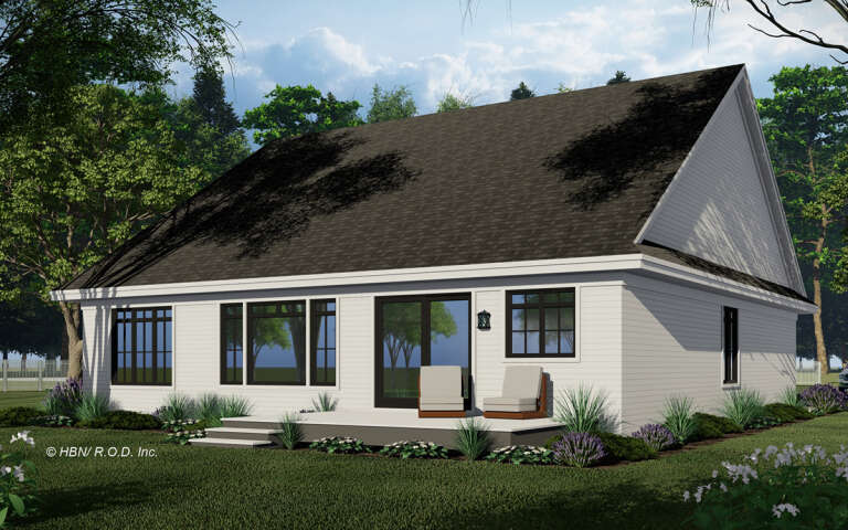 Modern Farmhouse House Plan #098-00421 Elevation Photo