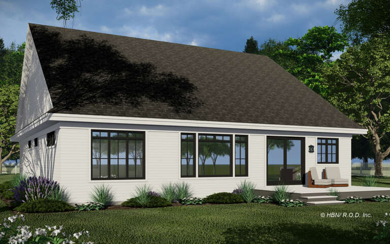 Modern Farmhouse House Plan #098-00421 Elevation Photo