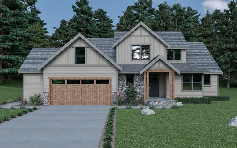 House Plan House Plan #29583 Front Elevation 