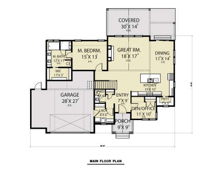 Main Floor  for House Plan #2464-00115
