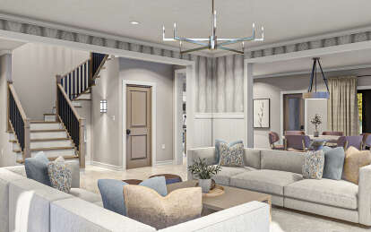 Traditional Plan: 2,235 Square Feet, 3 Bedrooms, 2.5