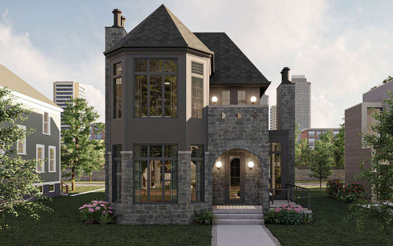 House Plan House Plan #29585 Front Elevation 