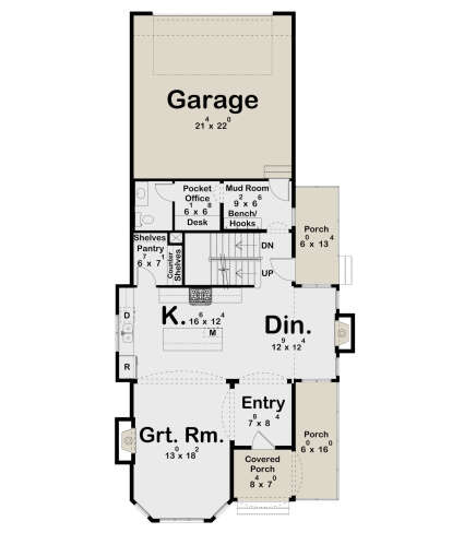 Main Floor  for House Plan #963-00816