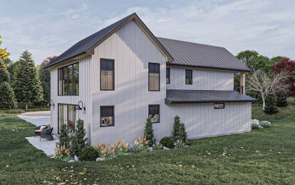 Barn House Plan #963-00817 Elevation Photo