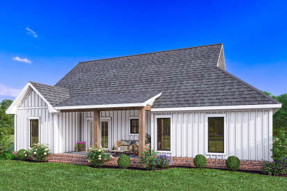 Modern Farmhouse House Plan #041-00336 Elevation Photo