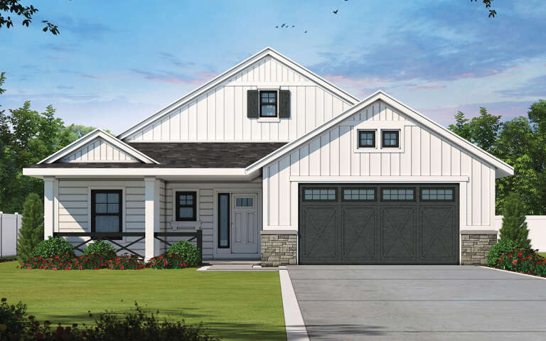 House Plan House Plan #29590 Front Elevation 