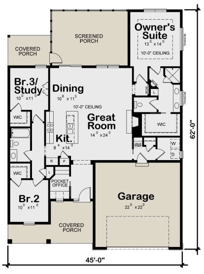 House Plan House Plan #29590 Drawing 1
