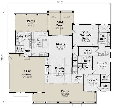 House Plan House Plan #29592 Drawing 1