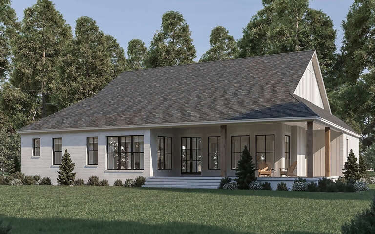 Modern Farmhouse House Plan #041-00337 Elevation Photo