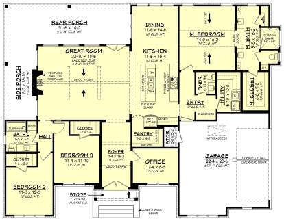 House Plan House Plan #29593 Drawing 1