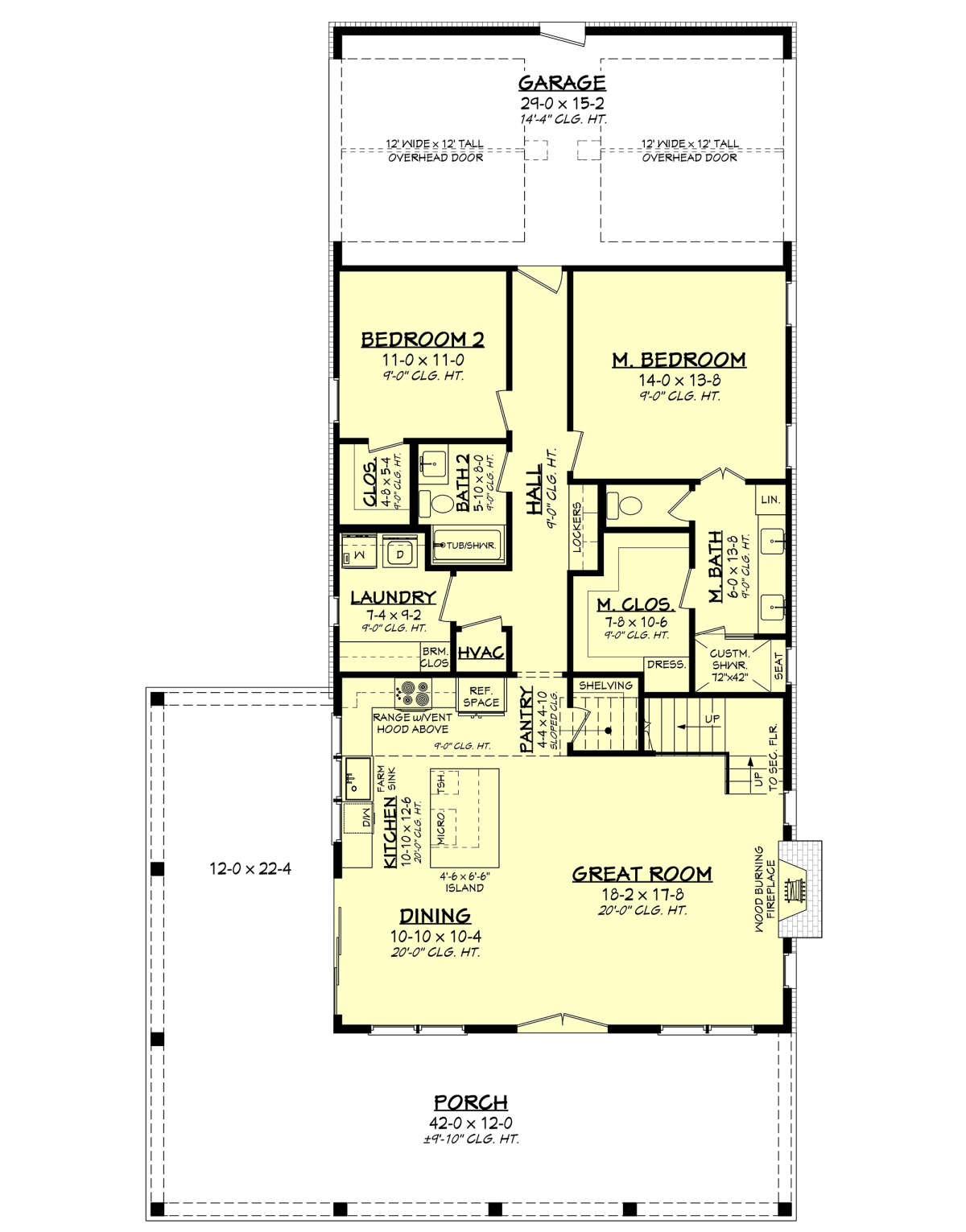 Main Floor  for House Plan #041-00338