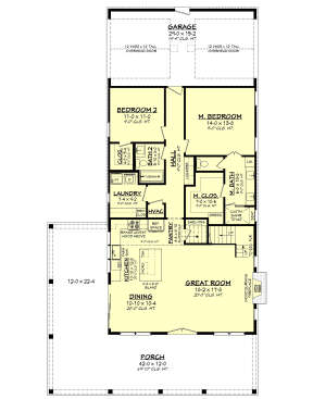 Main Floor  for House Plan #041-00338