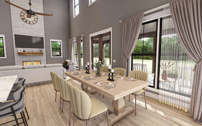 Barn House Plan #041-00338 Additional Photo