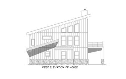 Modern House Plan #940-00857 Elevation Photo