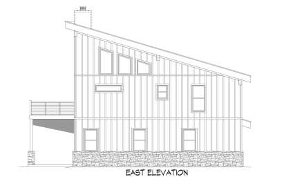 Modern House Plan #940-00857 Elevation Photo