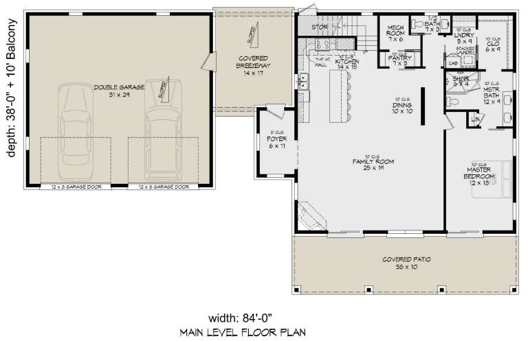 House Plan House Plan #29596 Drawing 1