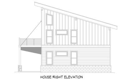 Modern House Plan #940-00858 Elevation Photo